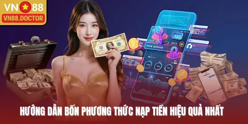 Hướng dẫn bốn phương thức nạp tiền hiệu quả nhất  